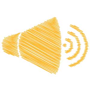 Megaphone Scribble Icon